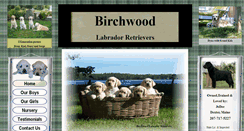 Desktop Screenshot of birchwoodlabradors.com